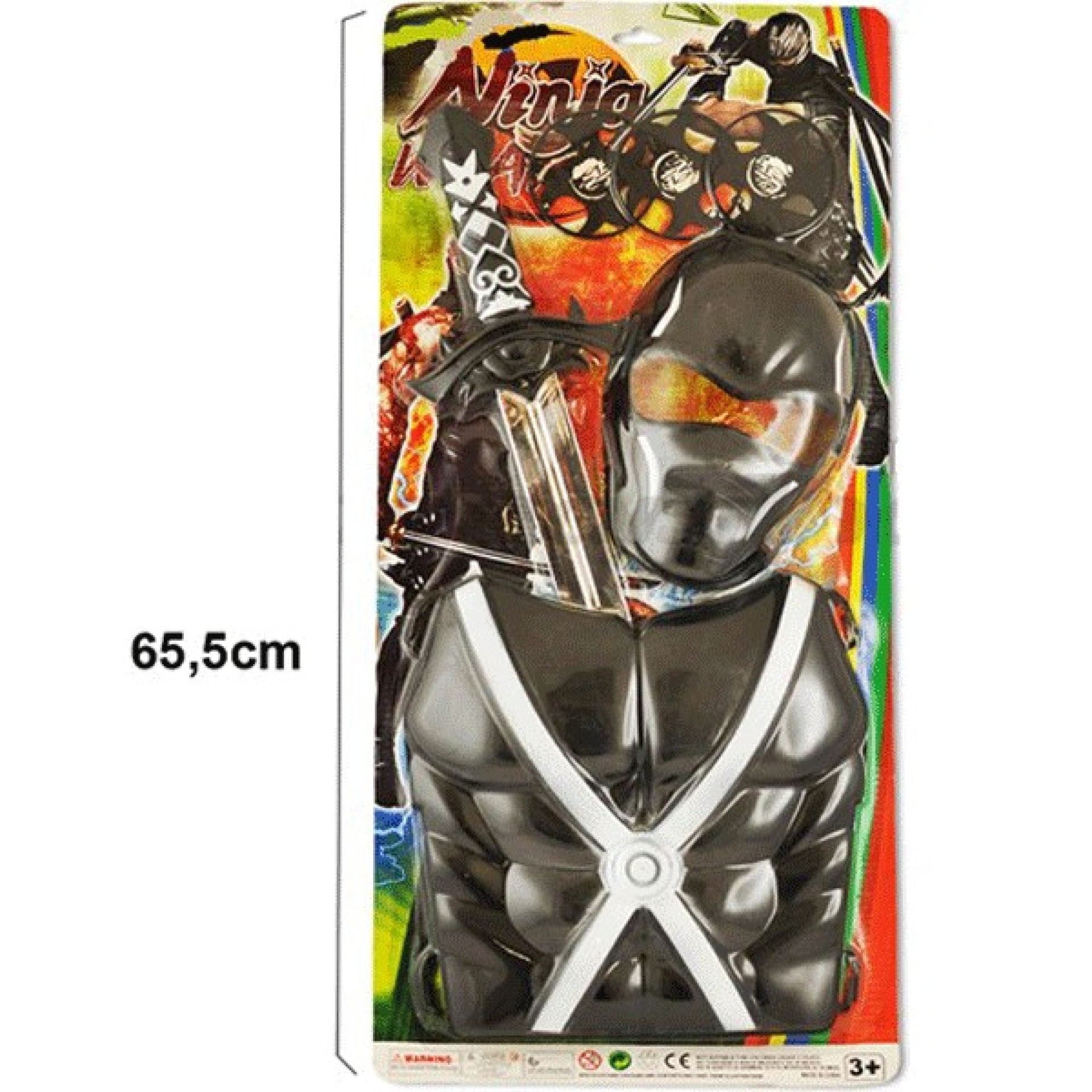 Kit Ninja Guerreiro Negro