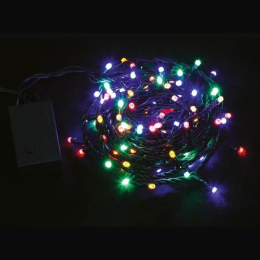 Luzes de Natal 100 LEDs Multicor