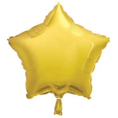 Balo Foil Estrela Ouro 50cm