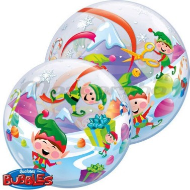 Balo Bubble Elfo Natal