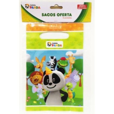 Sacos Oferta Festa do Panda 8 Unid