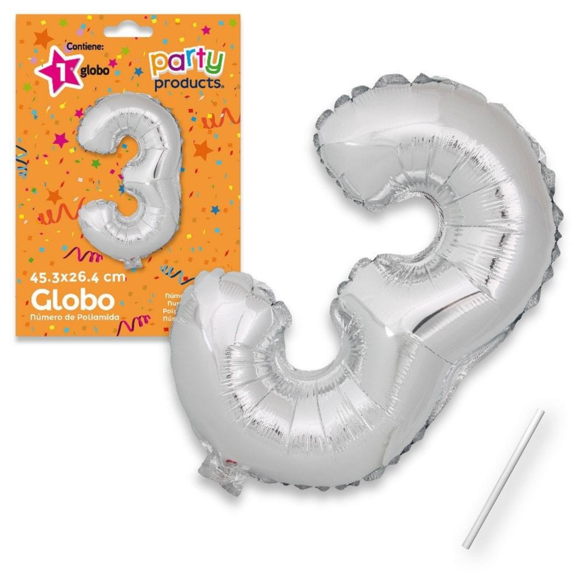 Balão Número 3 Pequeno