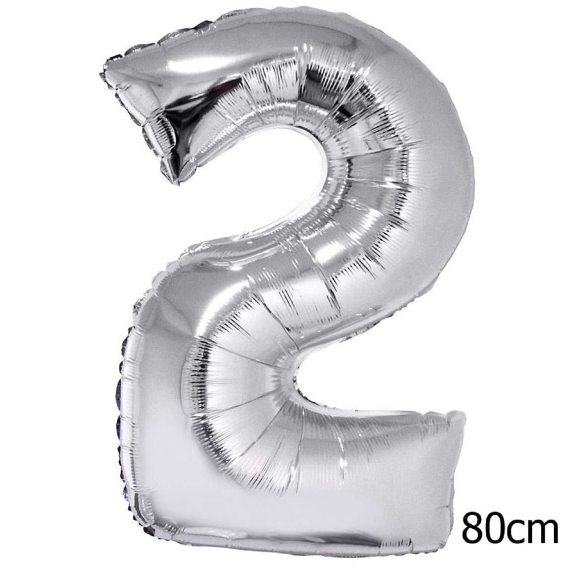 Balão Numero 2 Prata