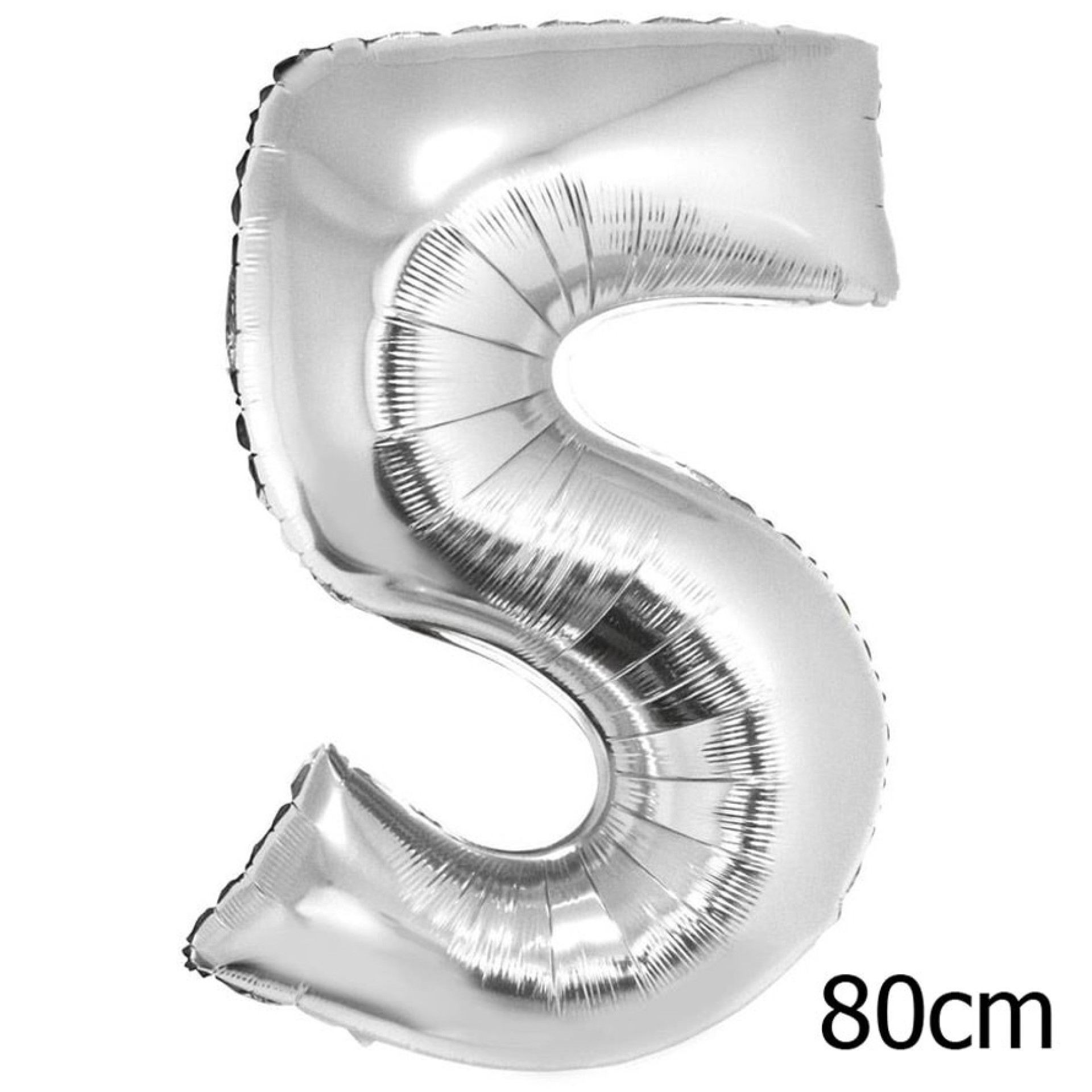 Balão Numero 5 Prata