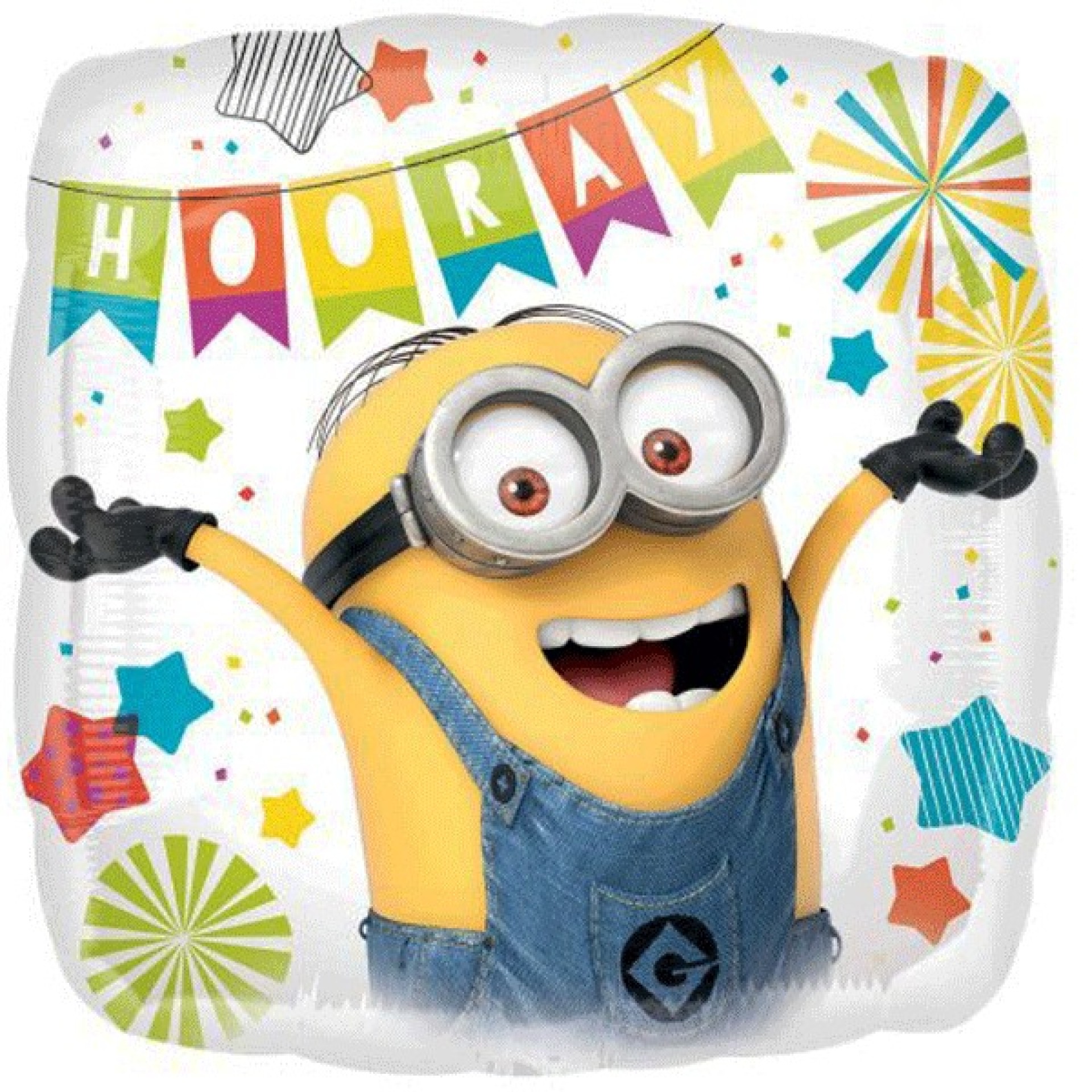 Balão Minions Quadrado