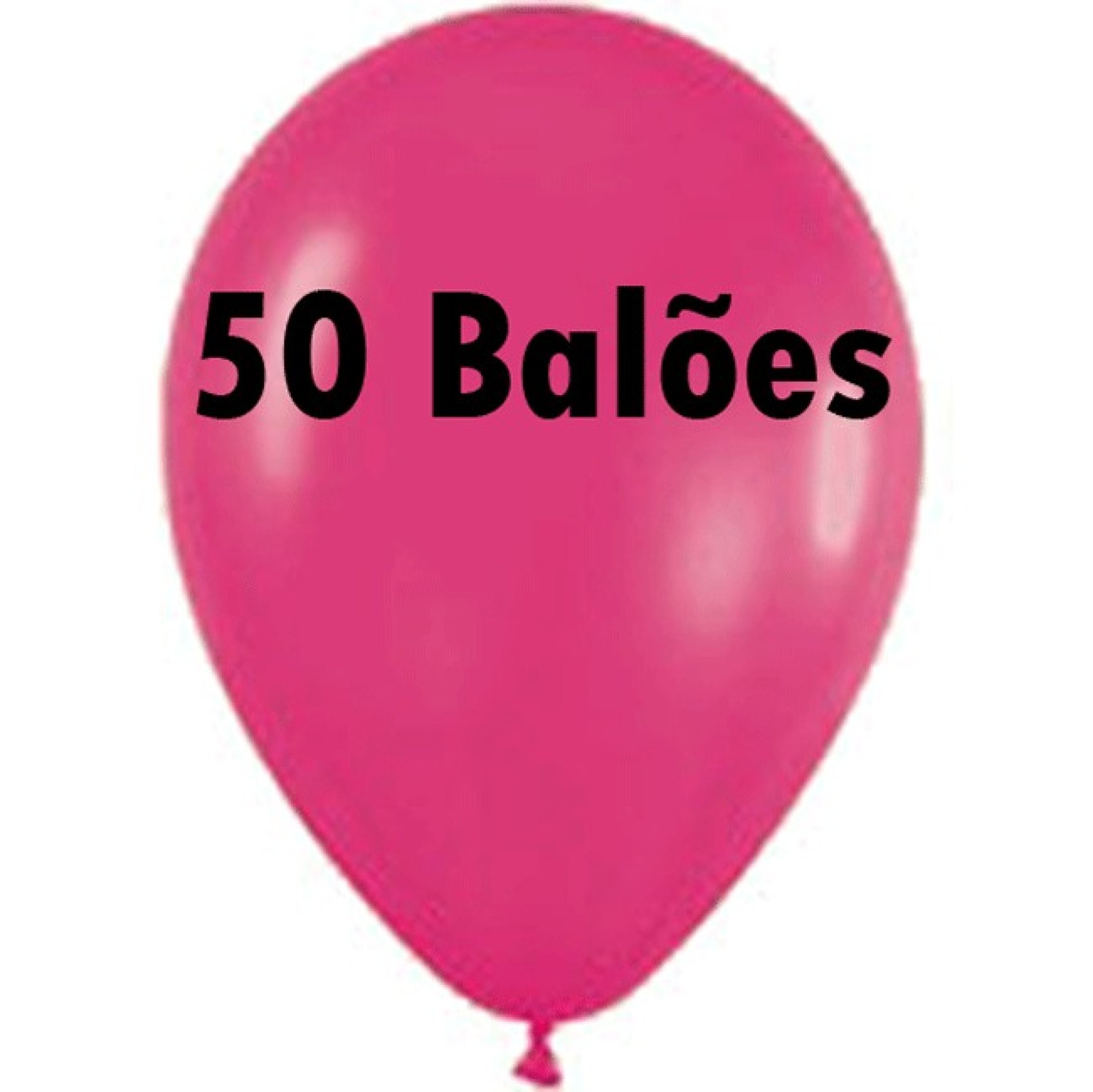 Balão Biodegradável Rosa Cereja PRO 50U