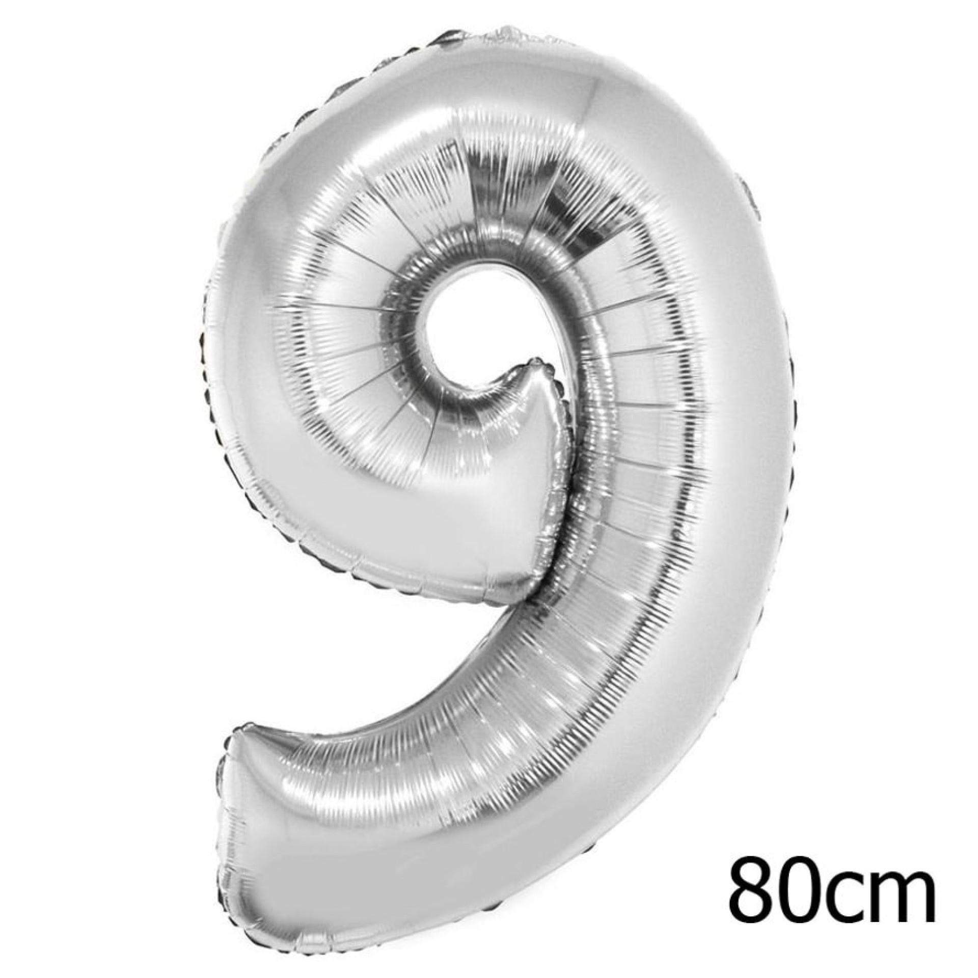 Balão Numero 9 Prata