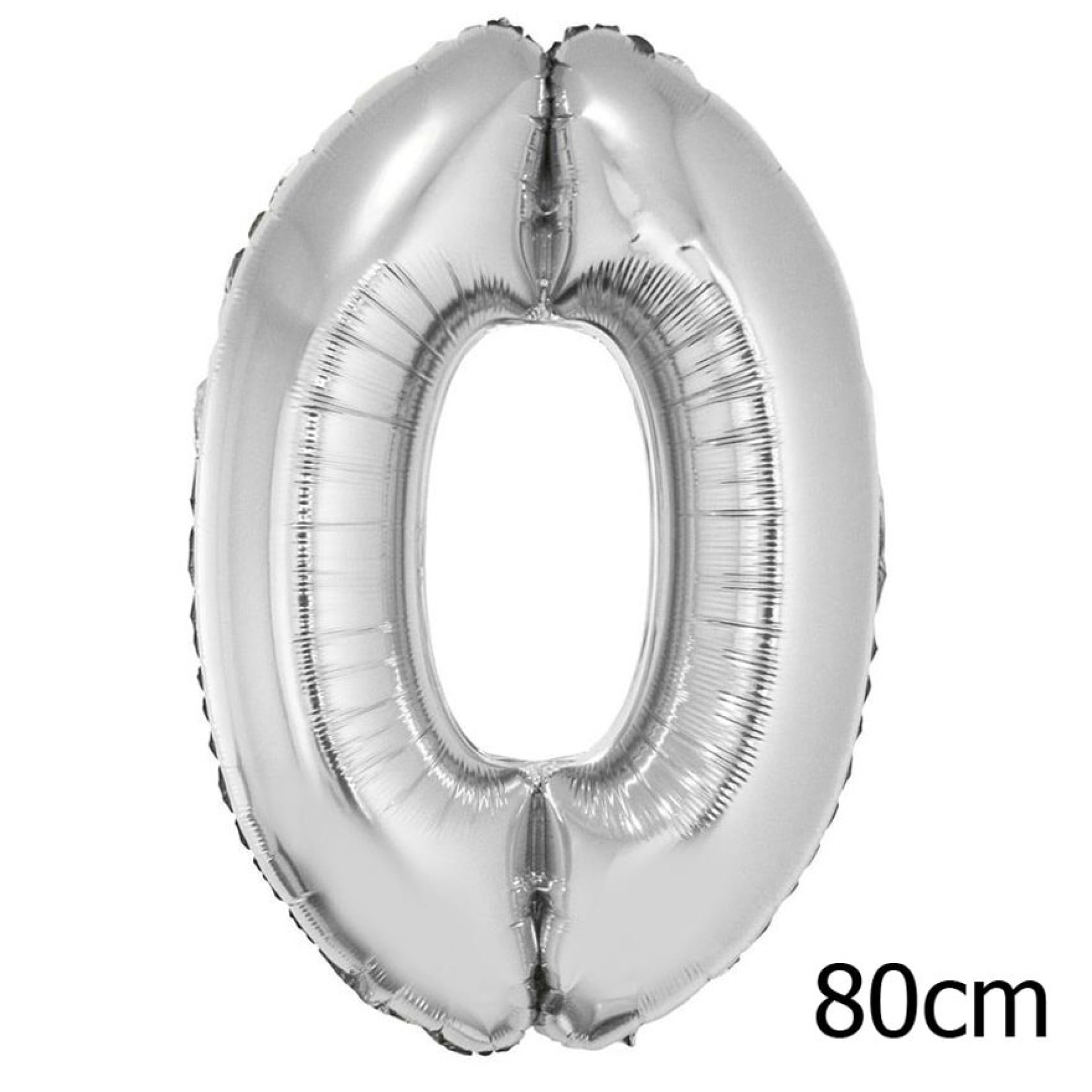 Balão Numero Zero Prata