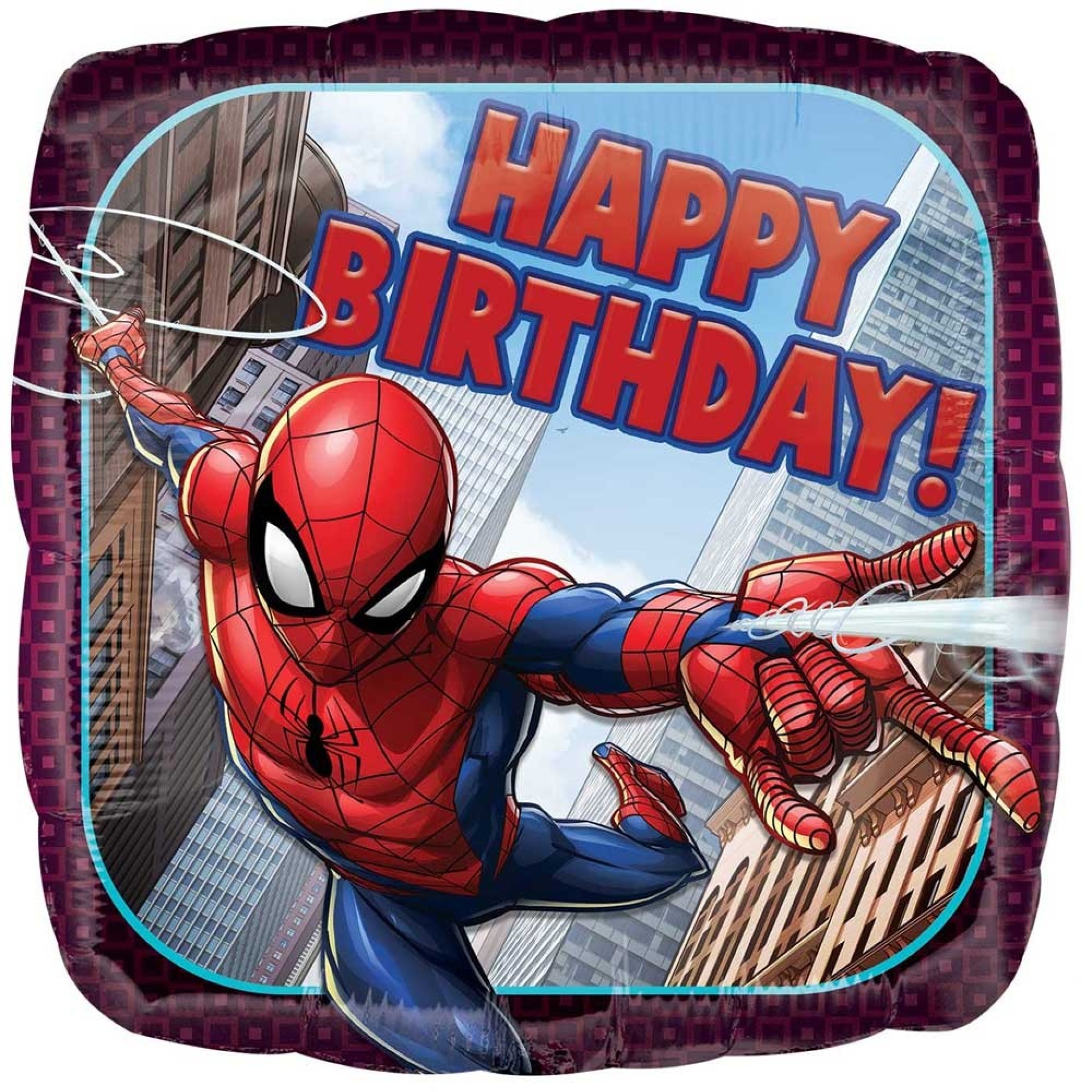 Balão HOMEM ARANHA Happy Birthday