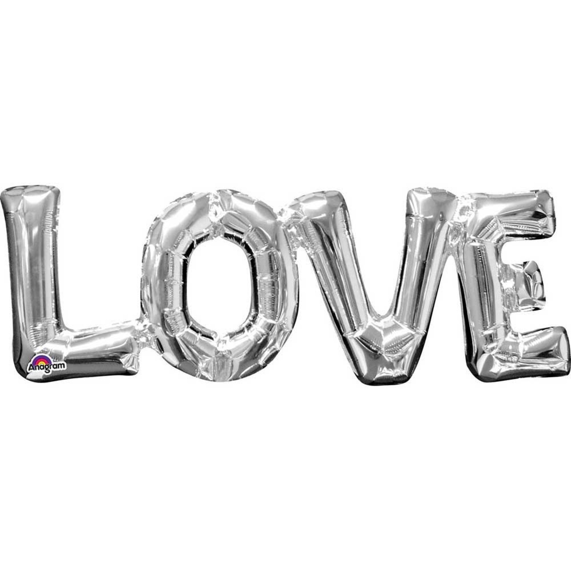 Balão LOVE Letras Foil