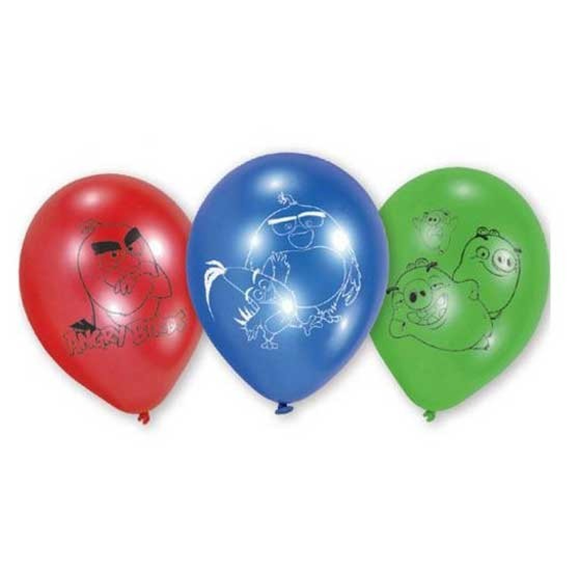 Balões ANGRY BIRDS 6 Unid