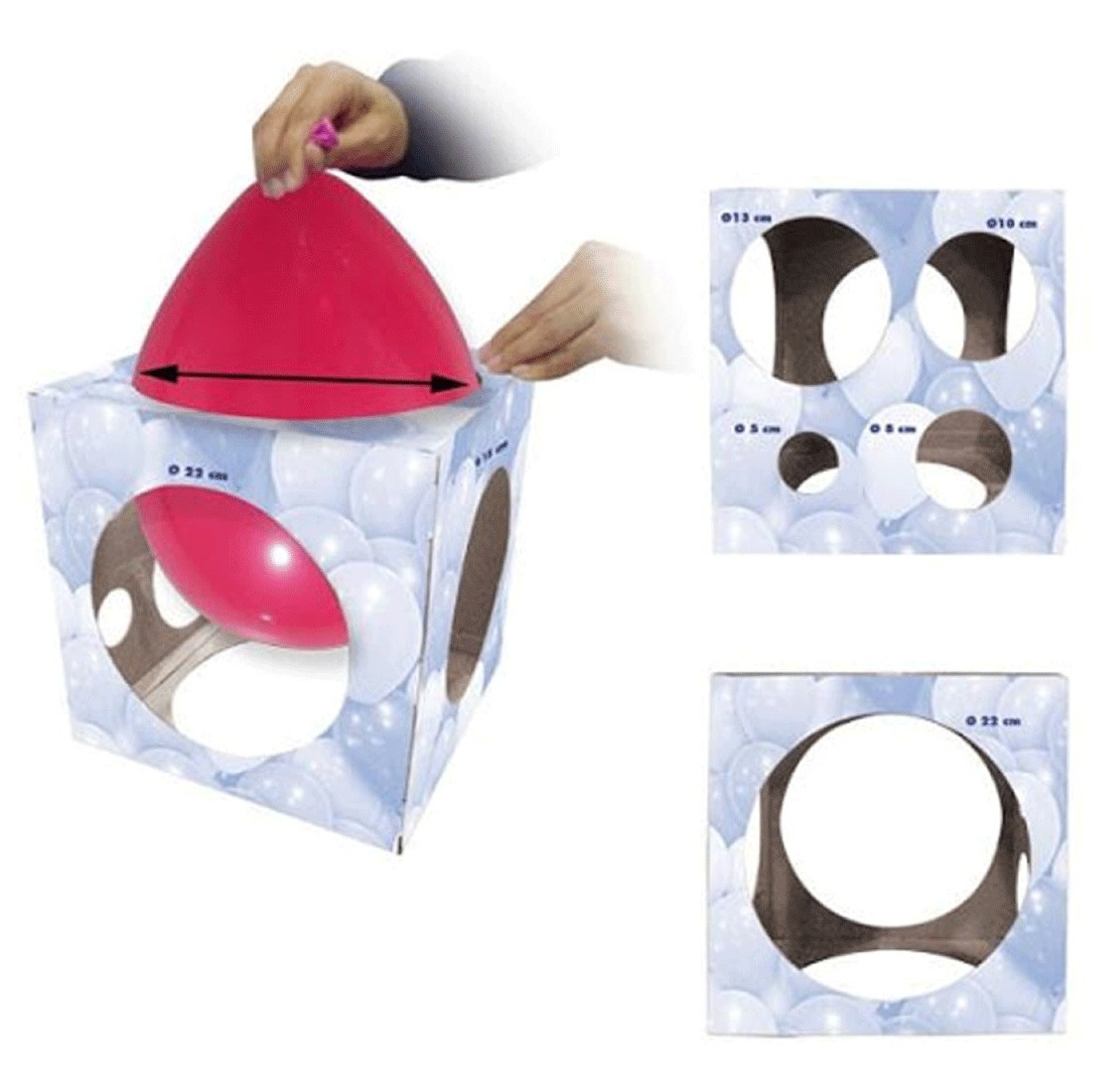 Medidor de Balões em Cartão