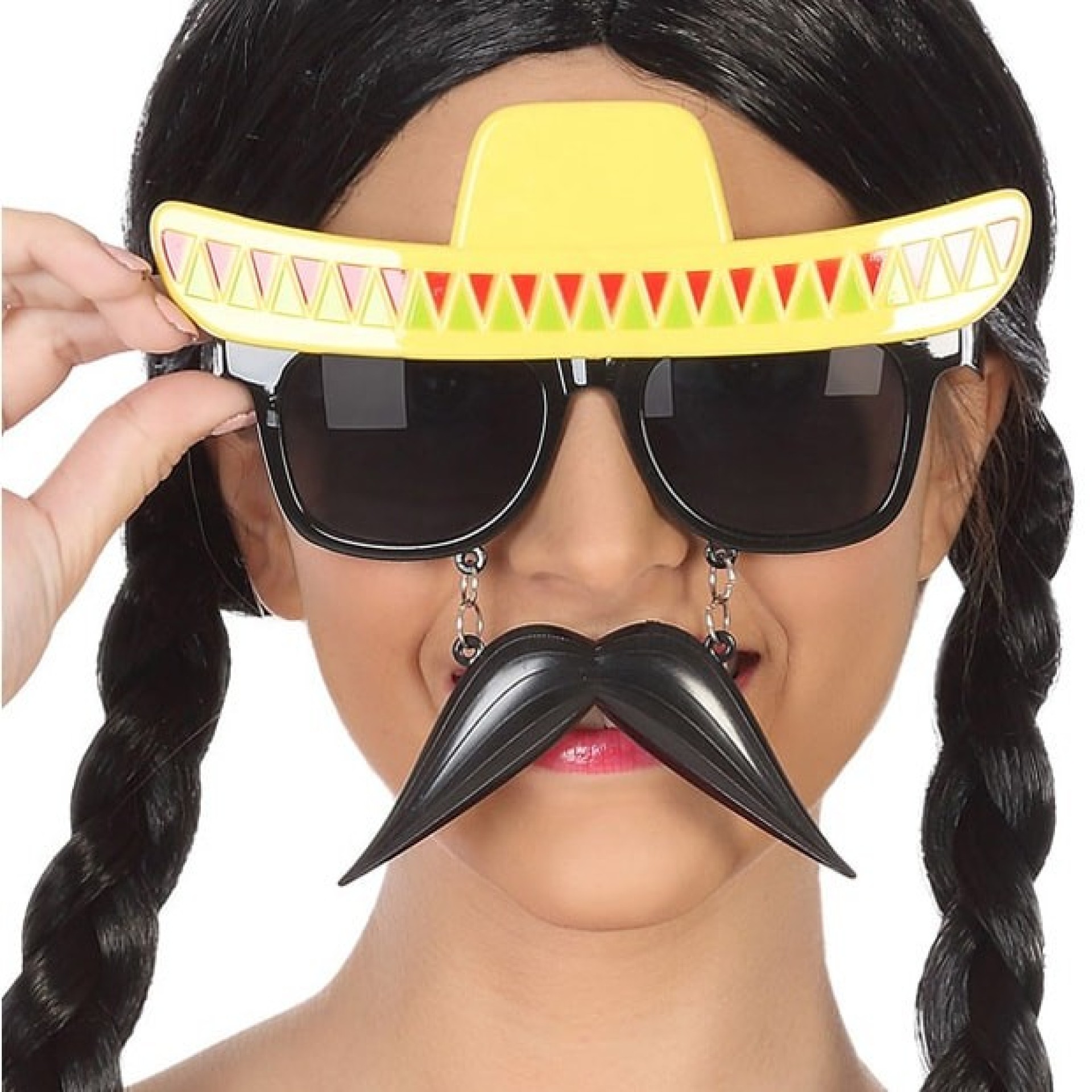 Óculos México com Bigode