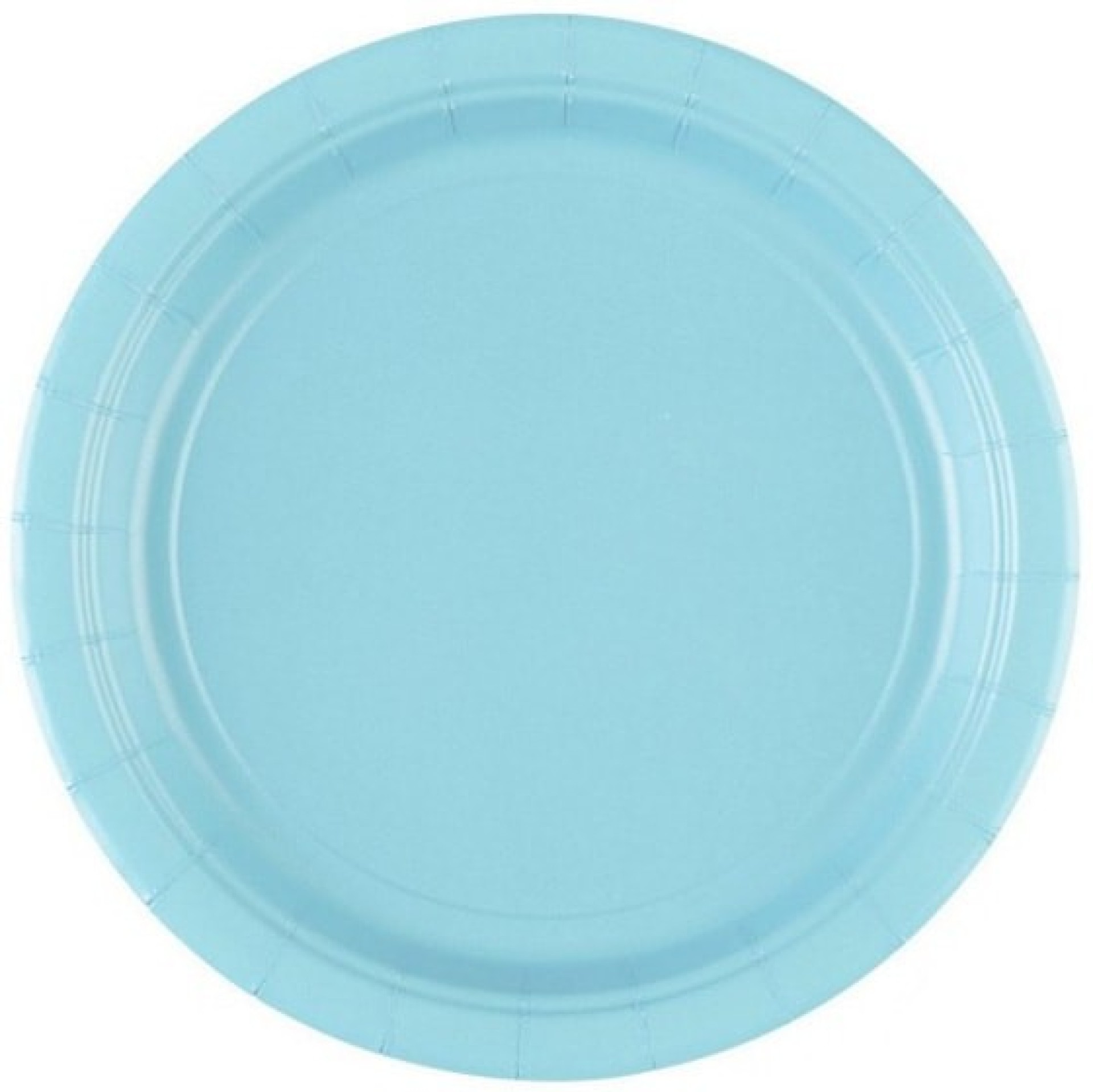Pratos Azul Céu 8 unid