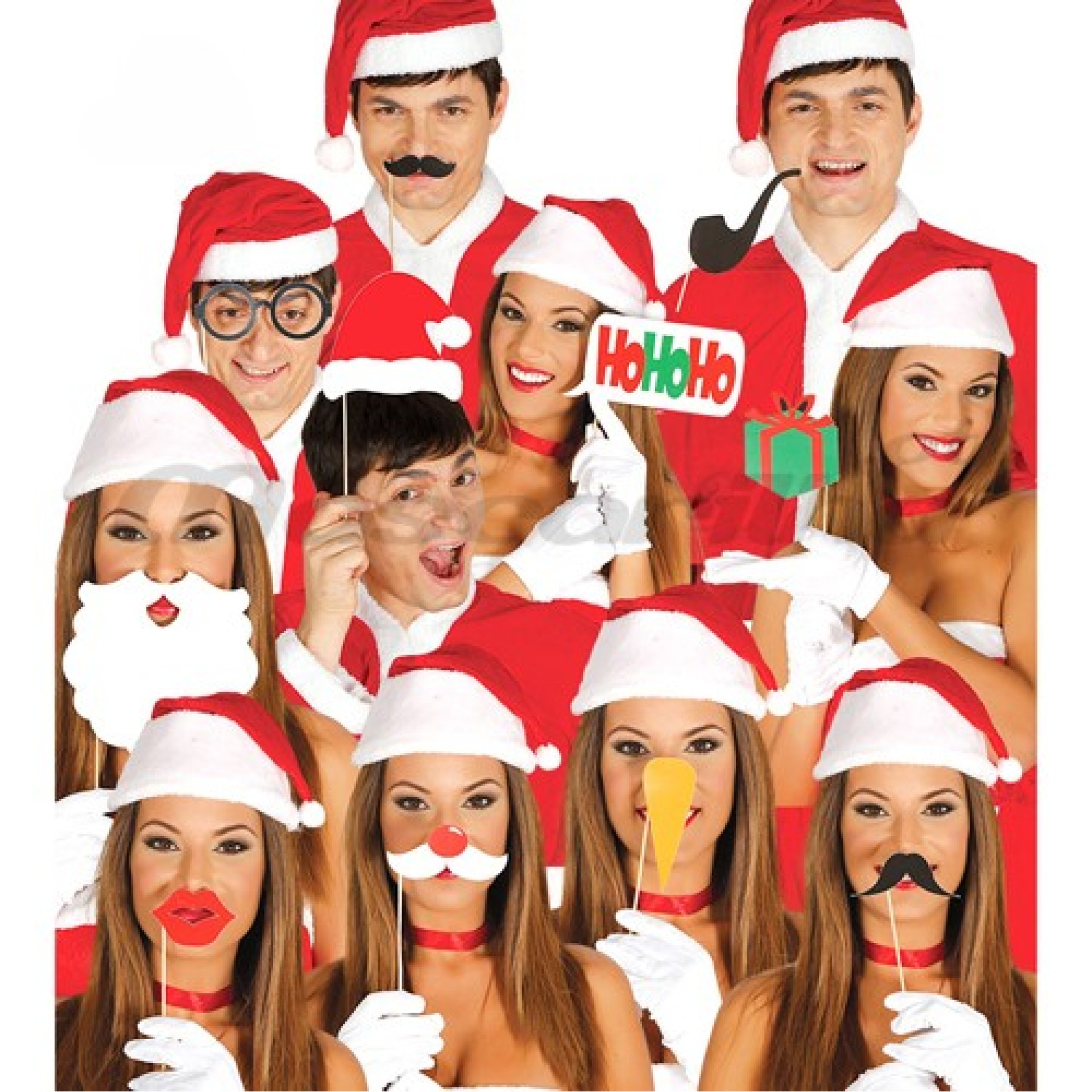 Acessorios PHOTO BOOTH Natal Divertido