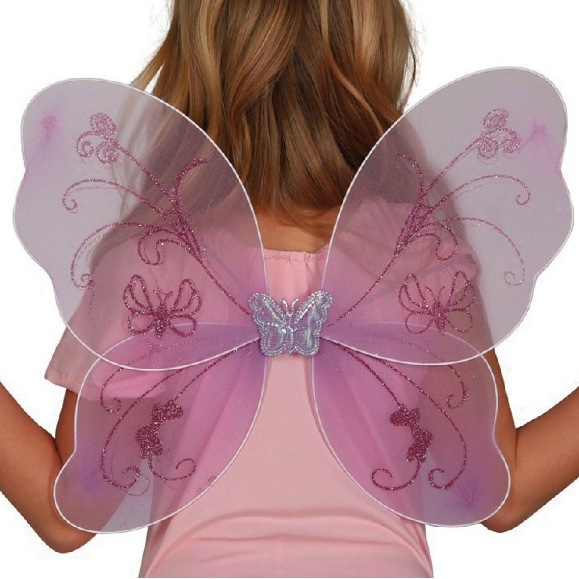 Asas Roxas Borboleta Infantil