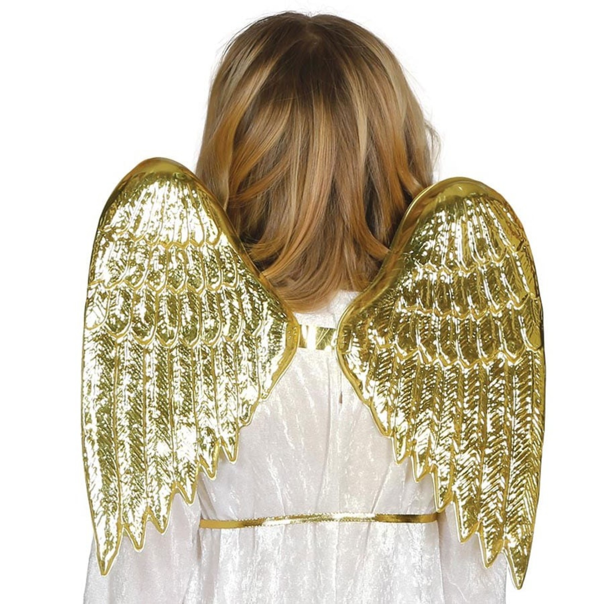 Asas Anjo Douradas Criança