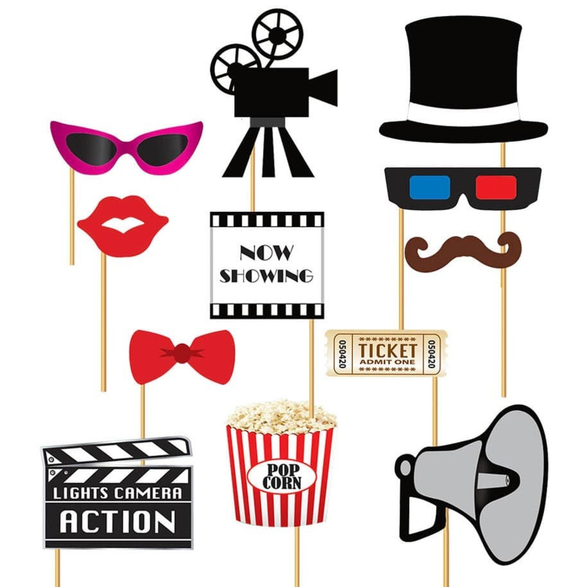 Acessórios Photo Booth Cinema