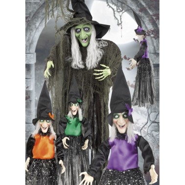 Deco Bruxa Verde Pendurar 190cm Deco Bruxa Verde Pendurar 190cm
