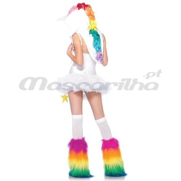 Capuz de Unicornio com Estrelas