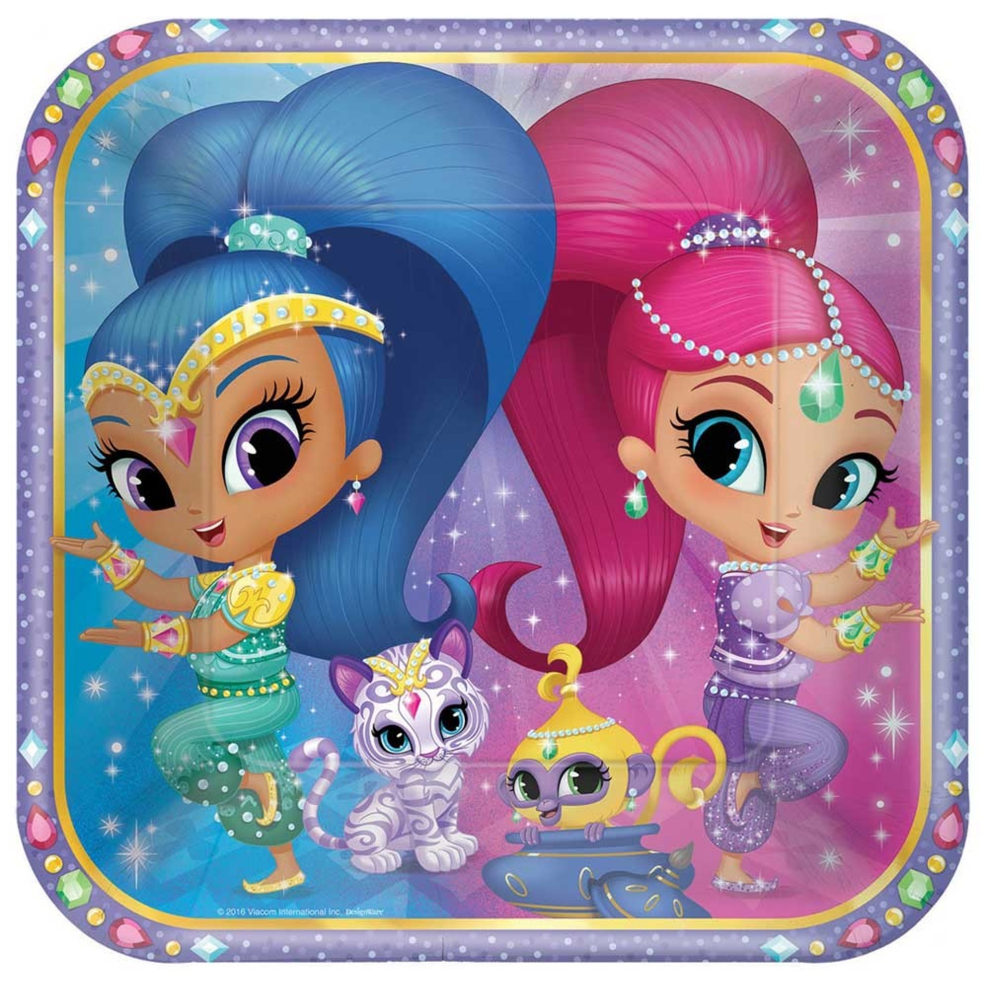 Pratos Shimmer & Shine 8un