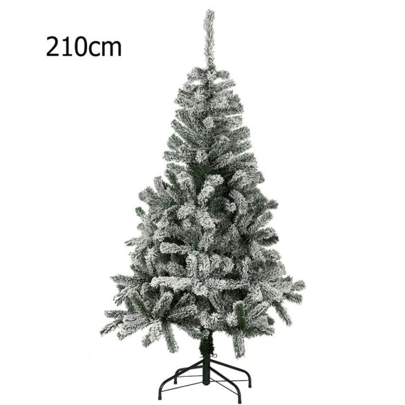 rvore de Natal com Neve 210cm