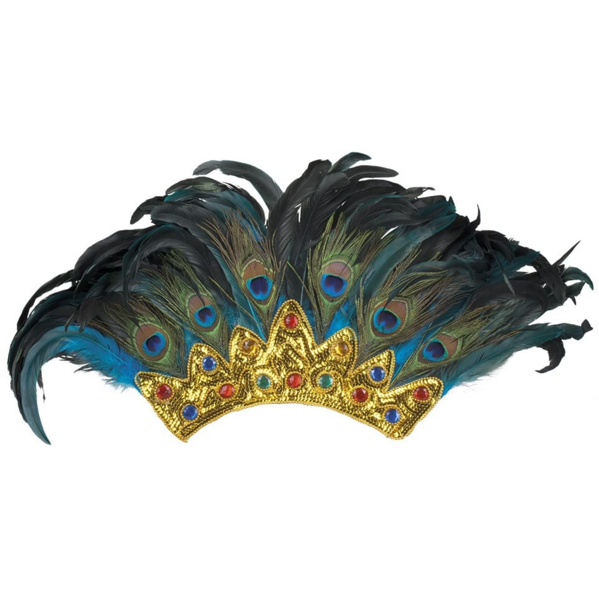 Plumas de Cabeça Pavão Real