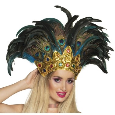 Plumas de Cabea Pavo Real