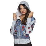 Sweatshirt Rocker Girl Fotorealista