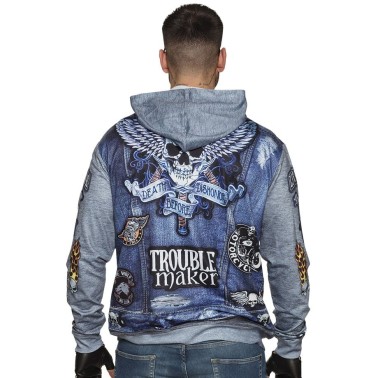 Sweatshirt Rocker Jacket Fotorealista Sweatshirt Rocker Jacket Fotorealista