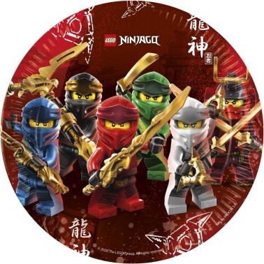 Pratos Lego Ninjago 8un