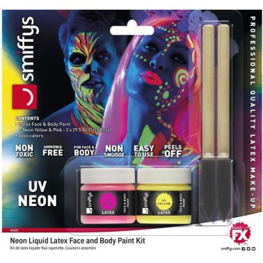 Kit Latex efeito Neon UV
