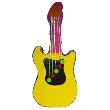 Pinhata Guitarra Amarela 79 cm