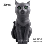 Gato Negro Vira Cabea 30 cm