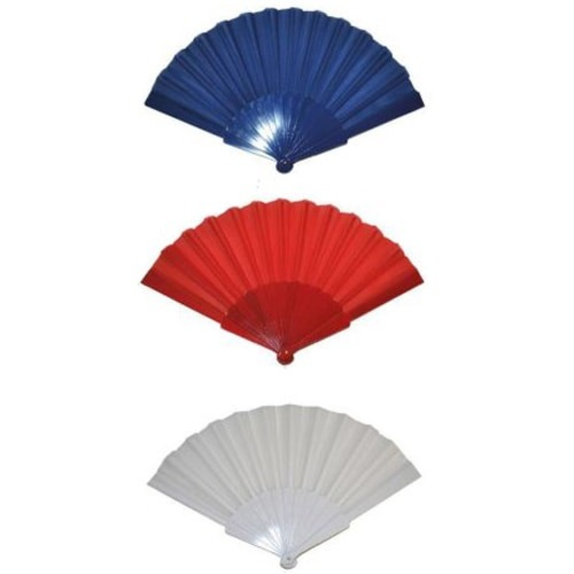 Leque colorido em 3 cores