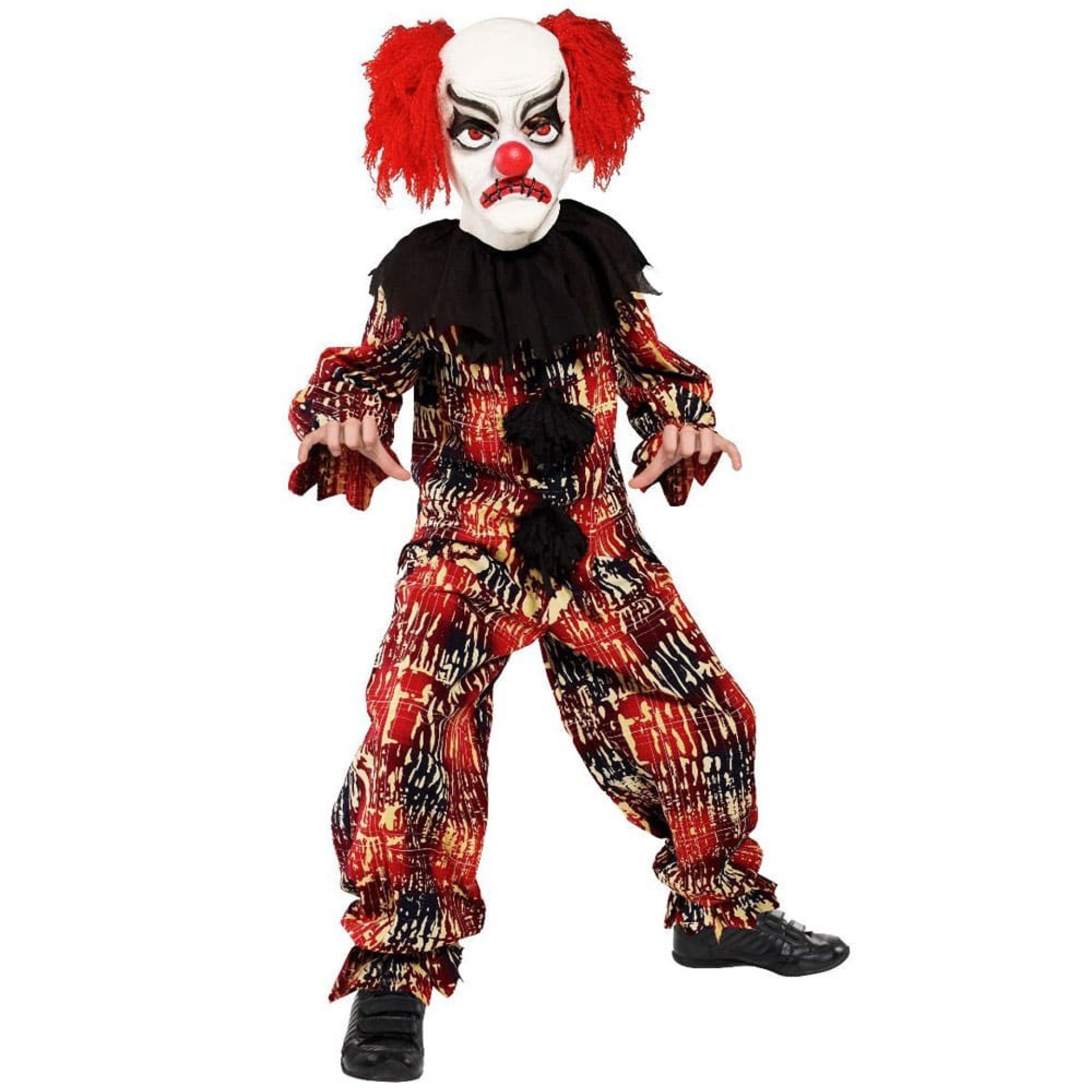 Fato Palhaço Diabólico com Mascara