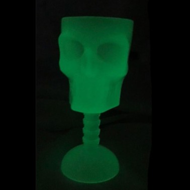 Copo Caveira Glow Brilha Escuro Copo Caveira Glow Brilha Escuro