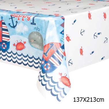 Toalha Mesa Baleia Fofinha 1Aniversrio