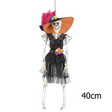 Viuva Esqueleto Decorativa 40cm