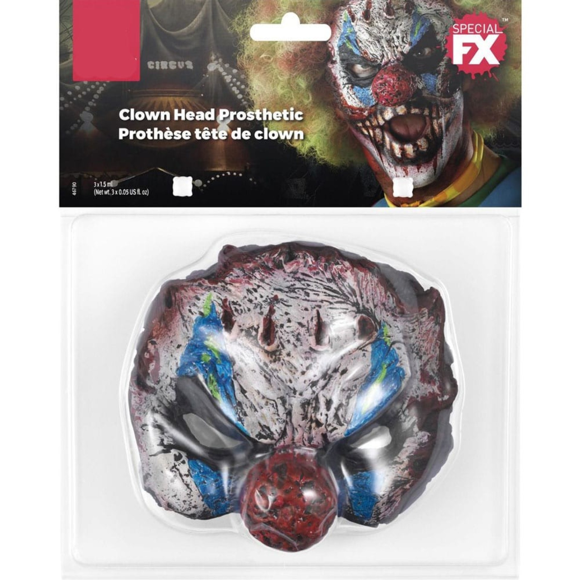 Máscara Palhaço Prótese Latex