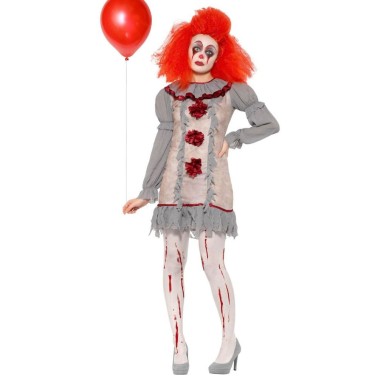 Fato Lady Clown Pennywise