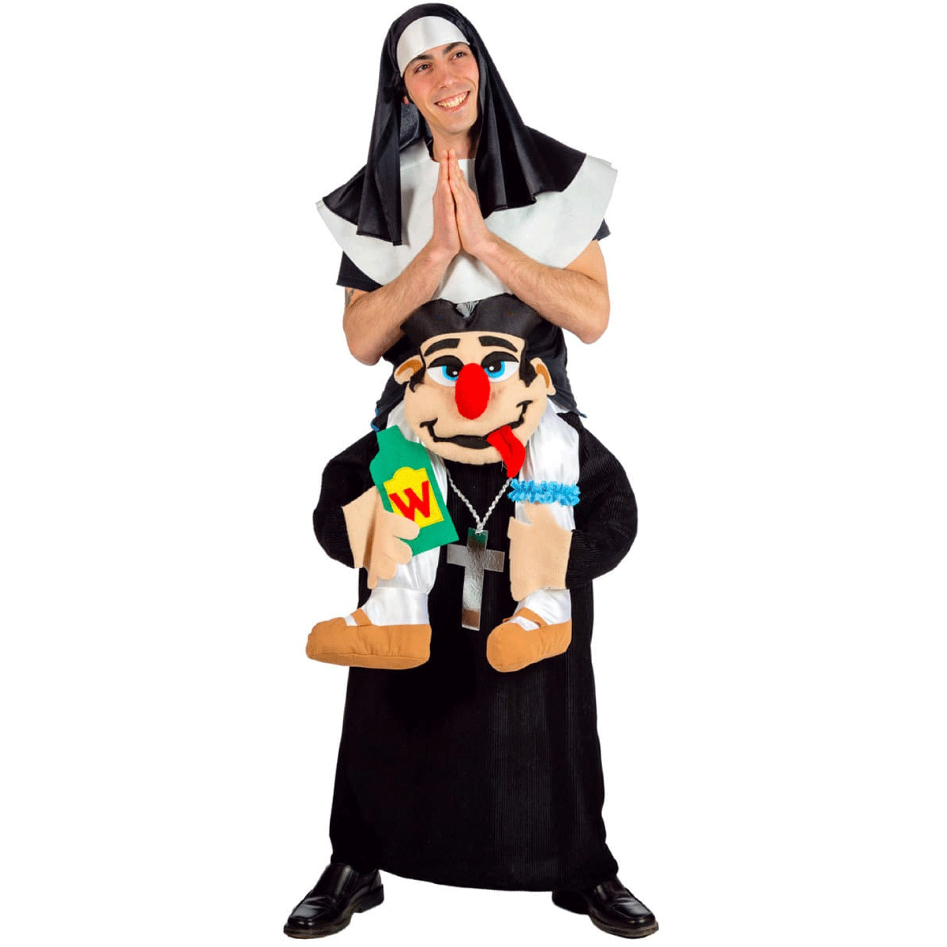 Fato Padre com Freira às Costas Ilusão