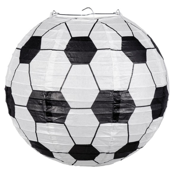 Lanterna Papel Bola de Futebol 25cm