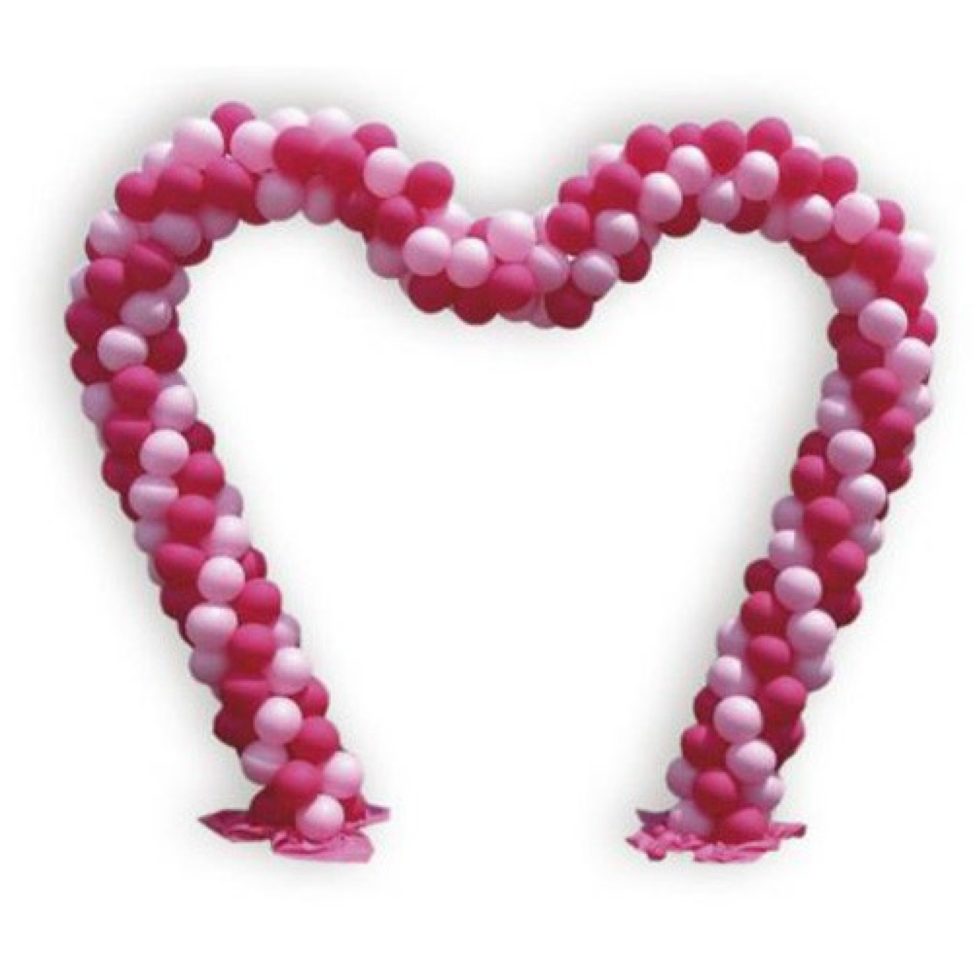 Kit Arco Coração para Balões 2,40m