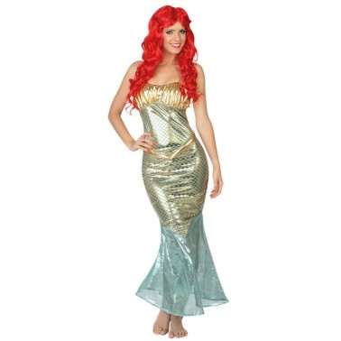 Fato Sereia Golden Blue