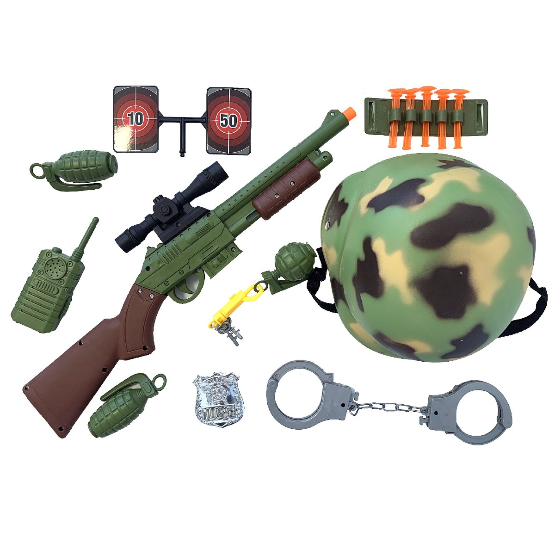 Kit Tropa Capacete e Acessórios