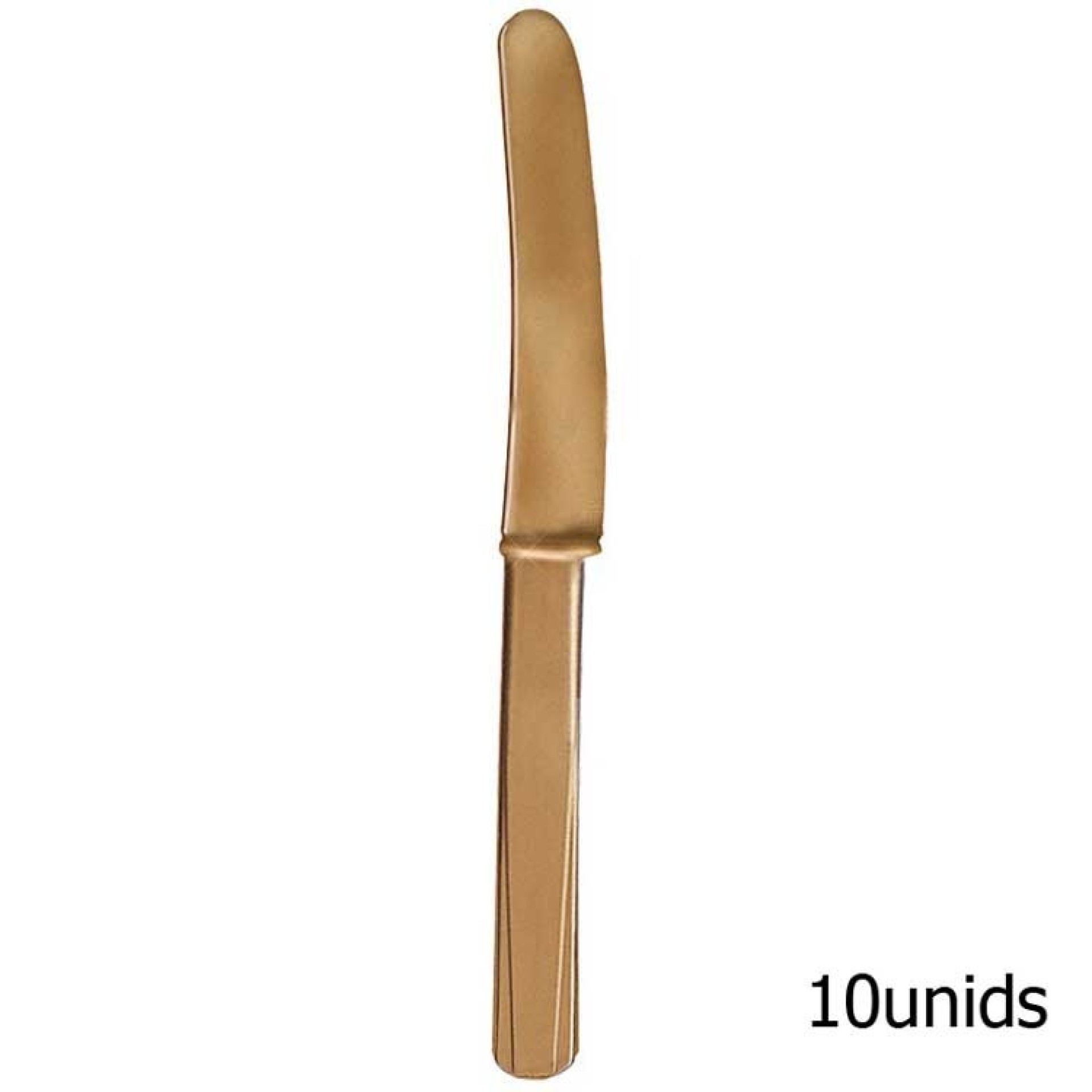 Faca Dourada 10 unid