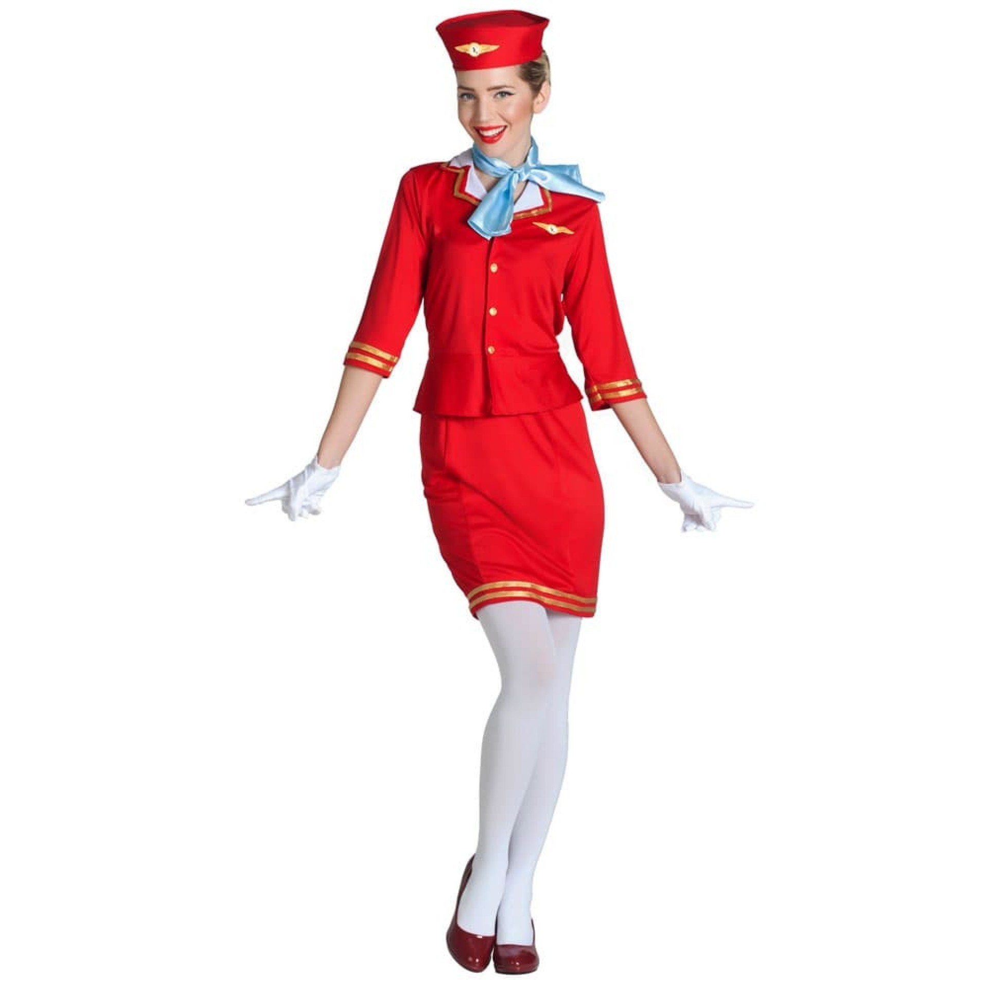 Fato Hospedeira de Bordo Swiss