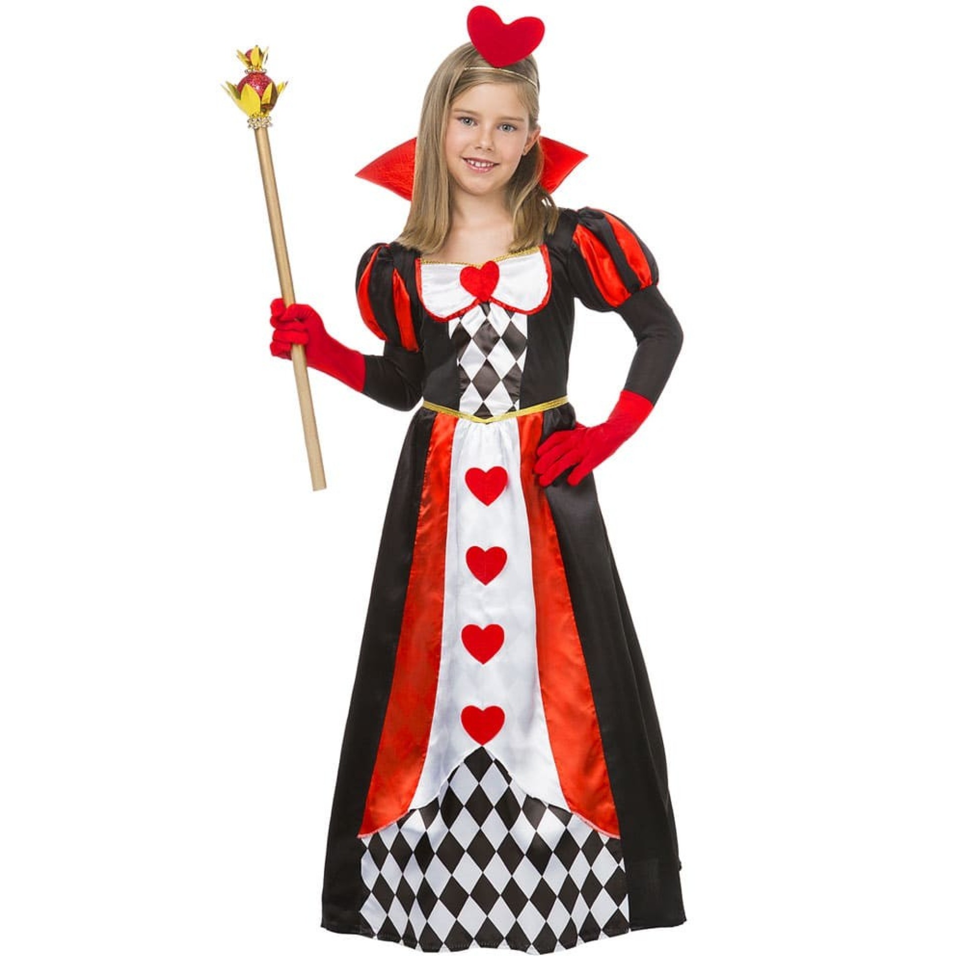 Fato Rainha de Copas Menina