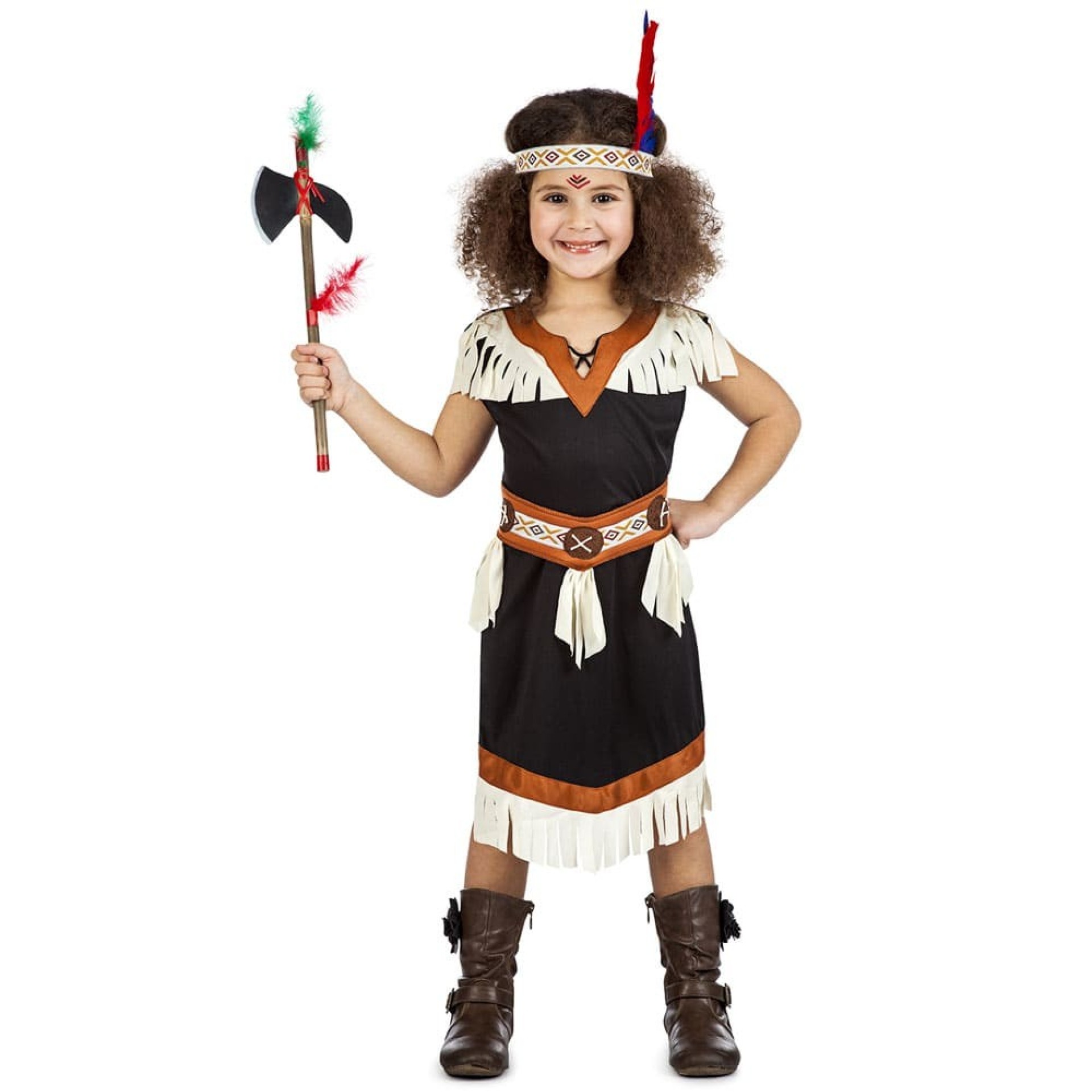 Fato India sorridente Menina